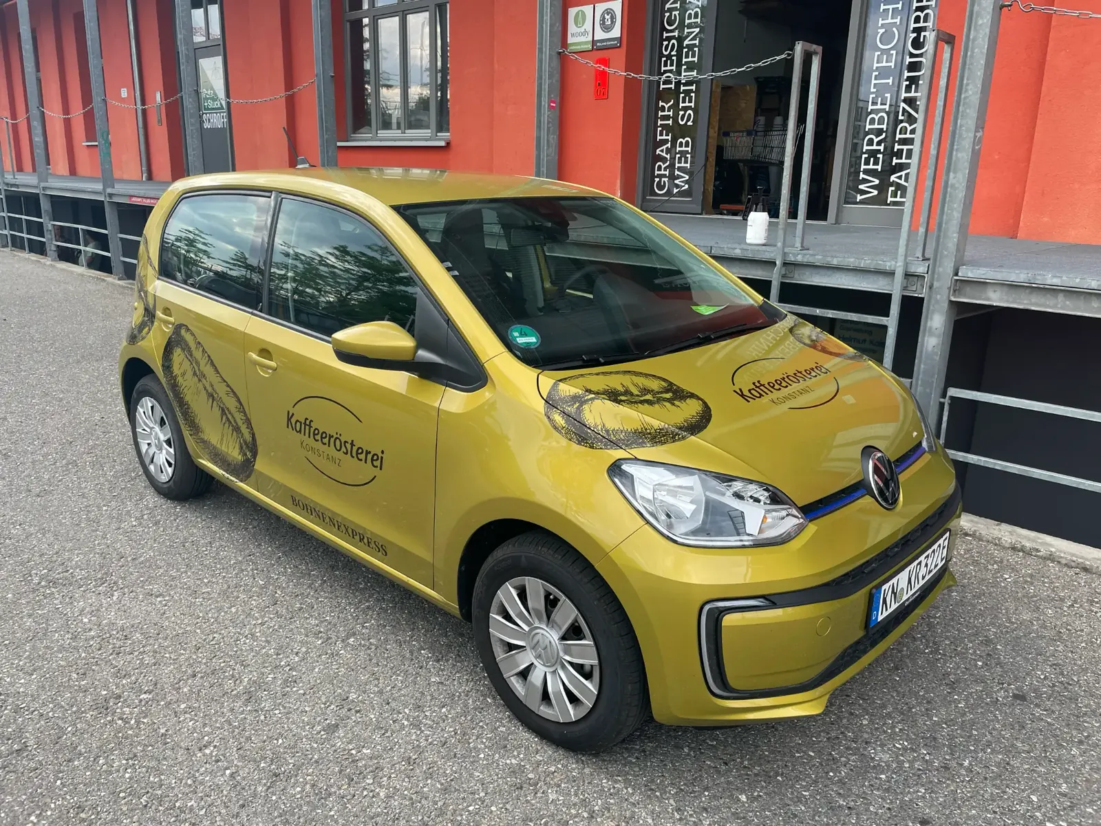 Kaffeerösterei Konstanz – Fahrzeugbeschriftung, Folierung, Digitaldruck
