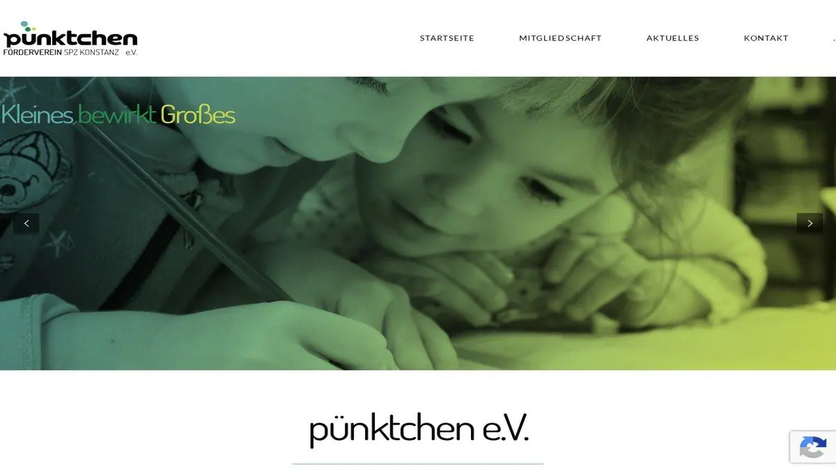 Pünktchen e. V. – Webdesign, Webentwicklung
